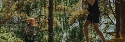 Zipline en boom klimmen MultiLevel Zipline Sandåkra-image