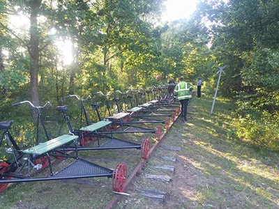 Spoorfietsen tussen Klippan en Ljungbyhed-image