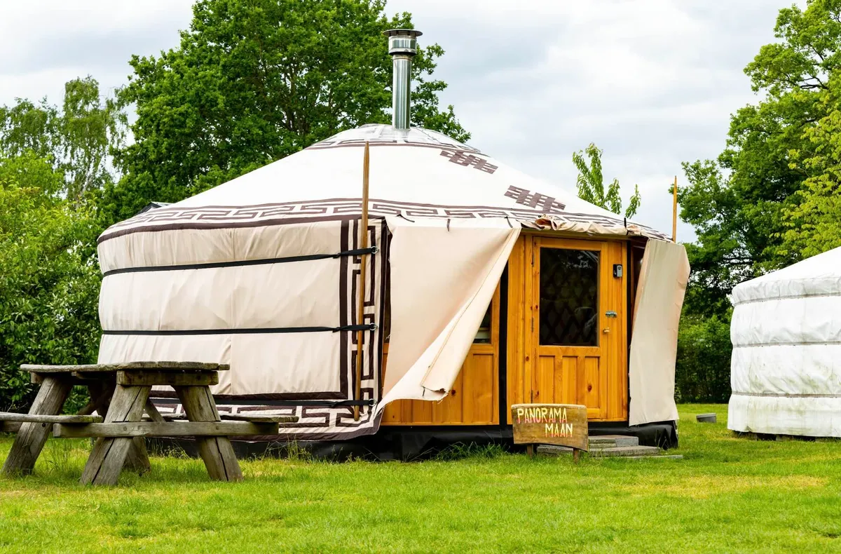 Mongoolse (Panorama) Yurt-image