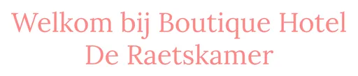 Boutique Hotel De Raetskamer logo