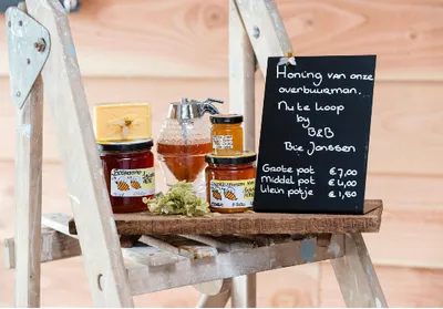 Honing, jam en bier-image