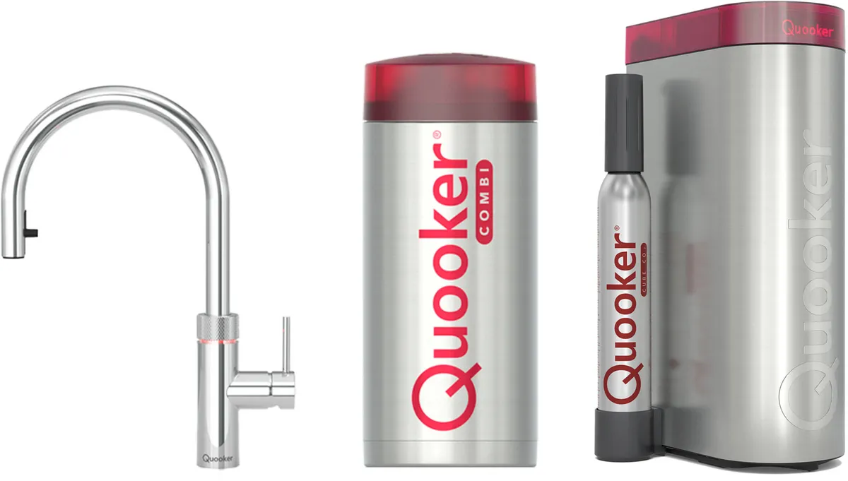 Quooker in de keuken voor thee-image