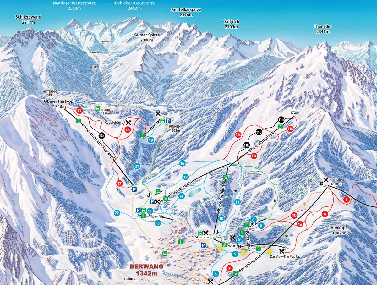Ski map-image