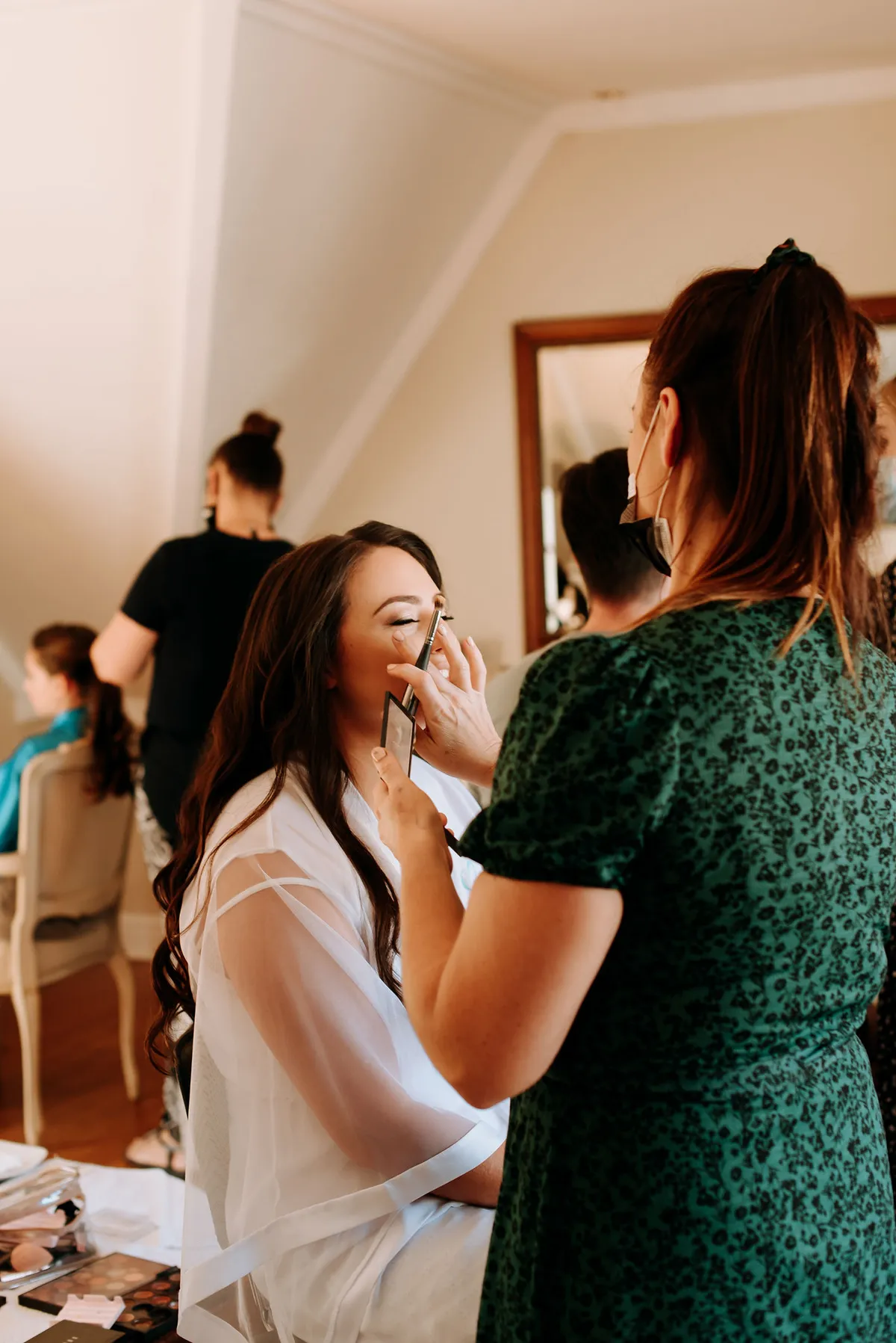 Haar en make-up in de Wijnlanden-image